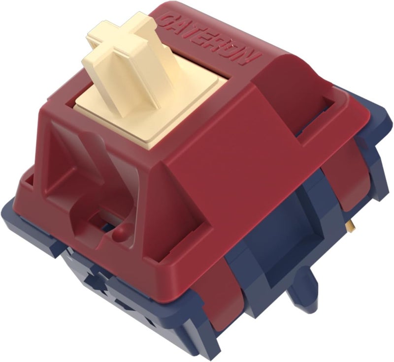 kutethy Gateron Quinn Switches, Tactile 5 Pins 59gf RGB Pre Lubed for MX Mechanical Keyboard (36PCS) - Image 1